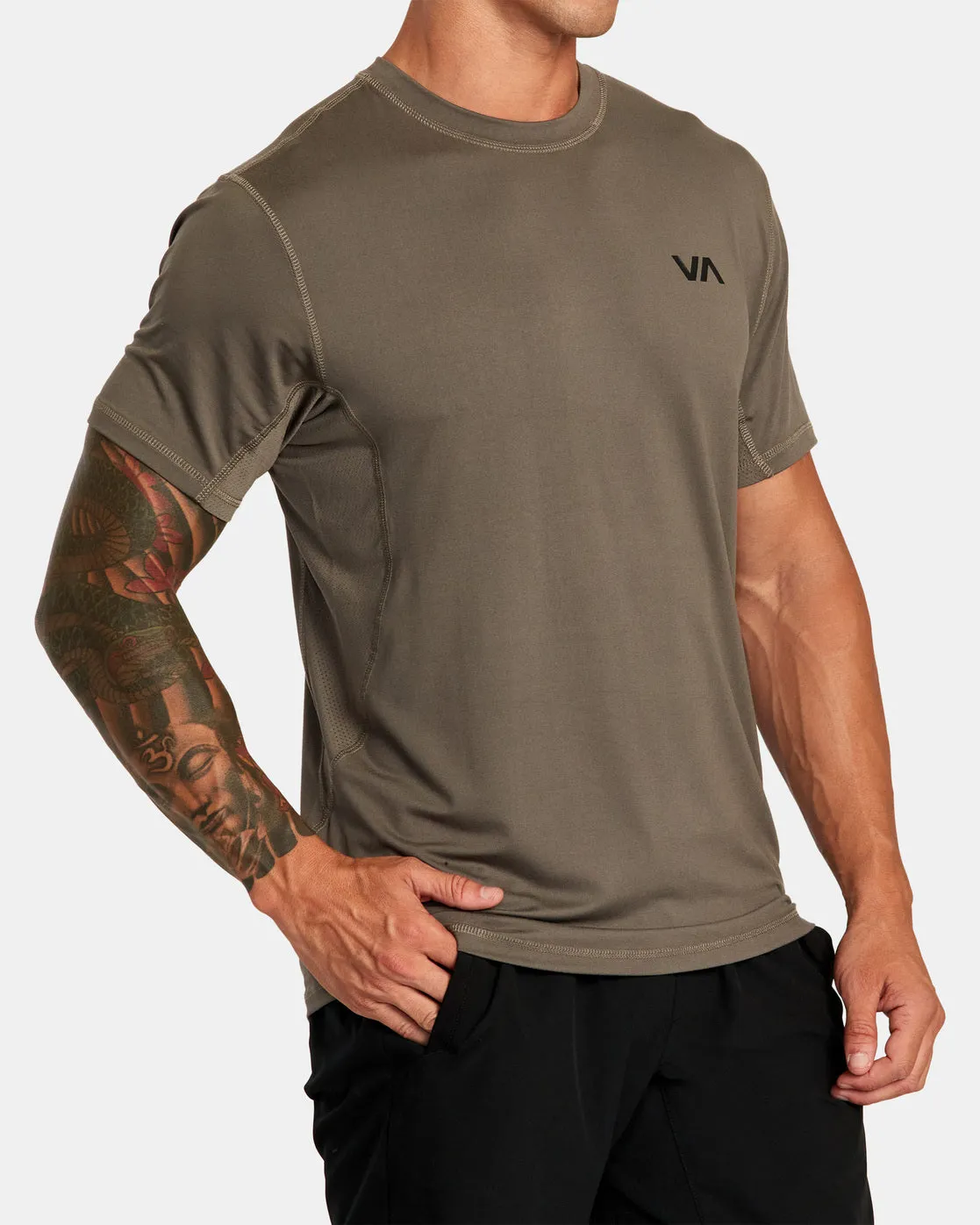 Sport Vent Performance Tee - Mushroom