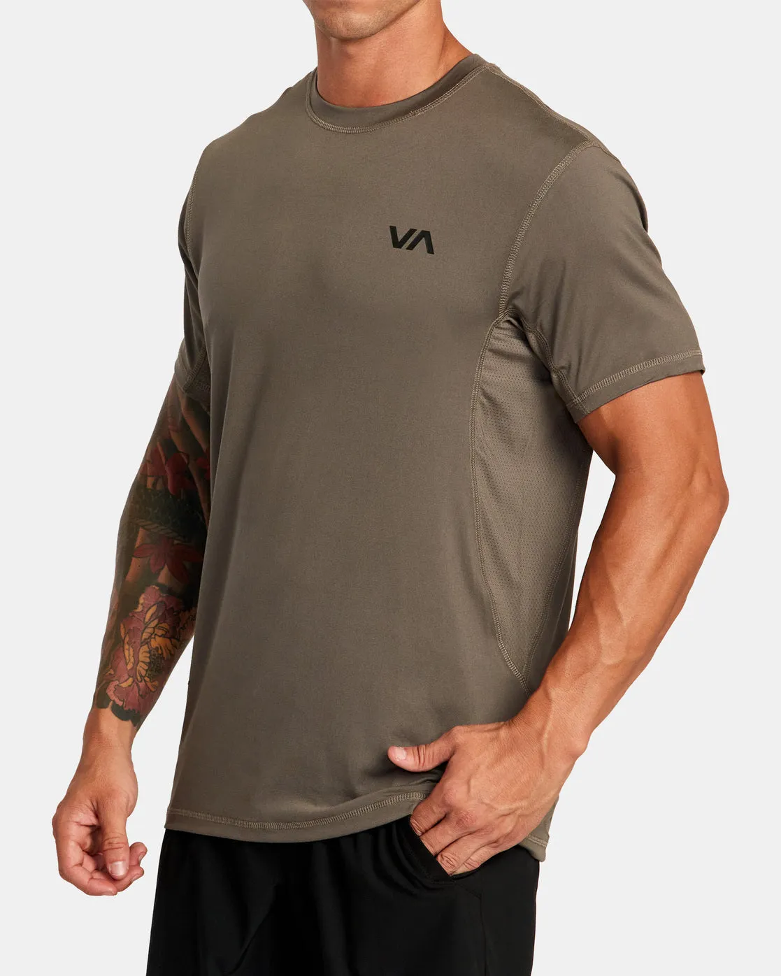 Sport Vent Performance Tee - Mushroom