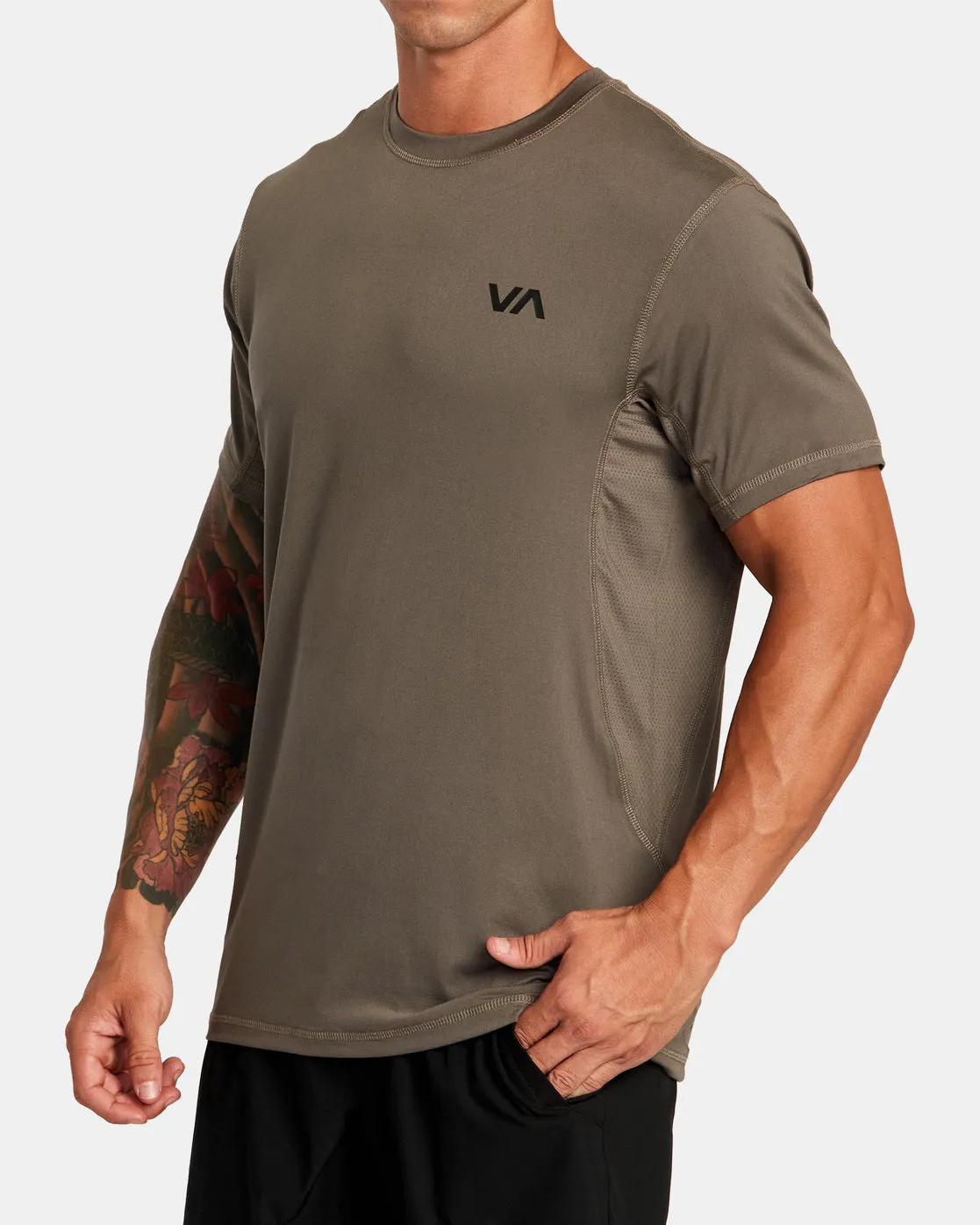 Sport Vent Performance Tee - Mushroom