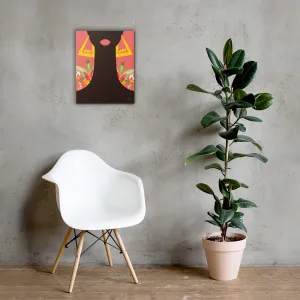 Spring Bamboo: Joy Canvas Wrap