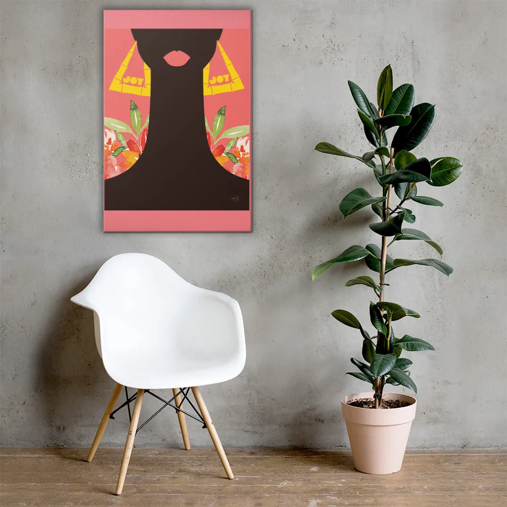 Spring Bamboo: Joy Canvas Wrap