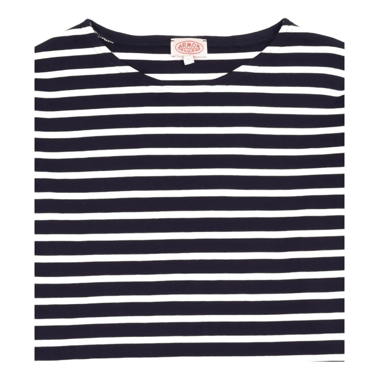 Striped Breton Shirt "houat" Navire Navy/ Nature