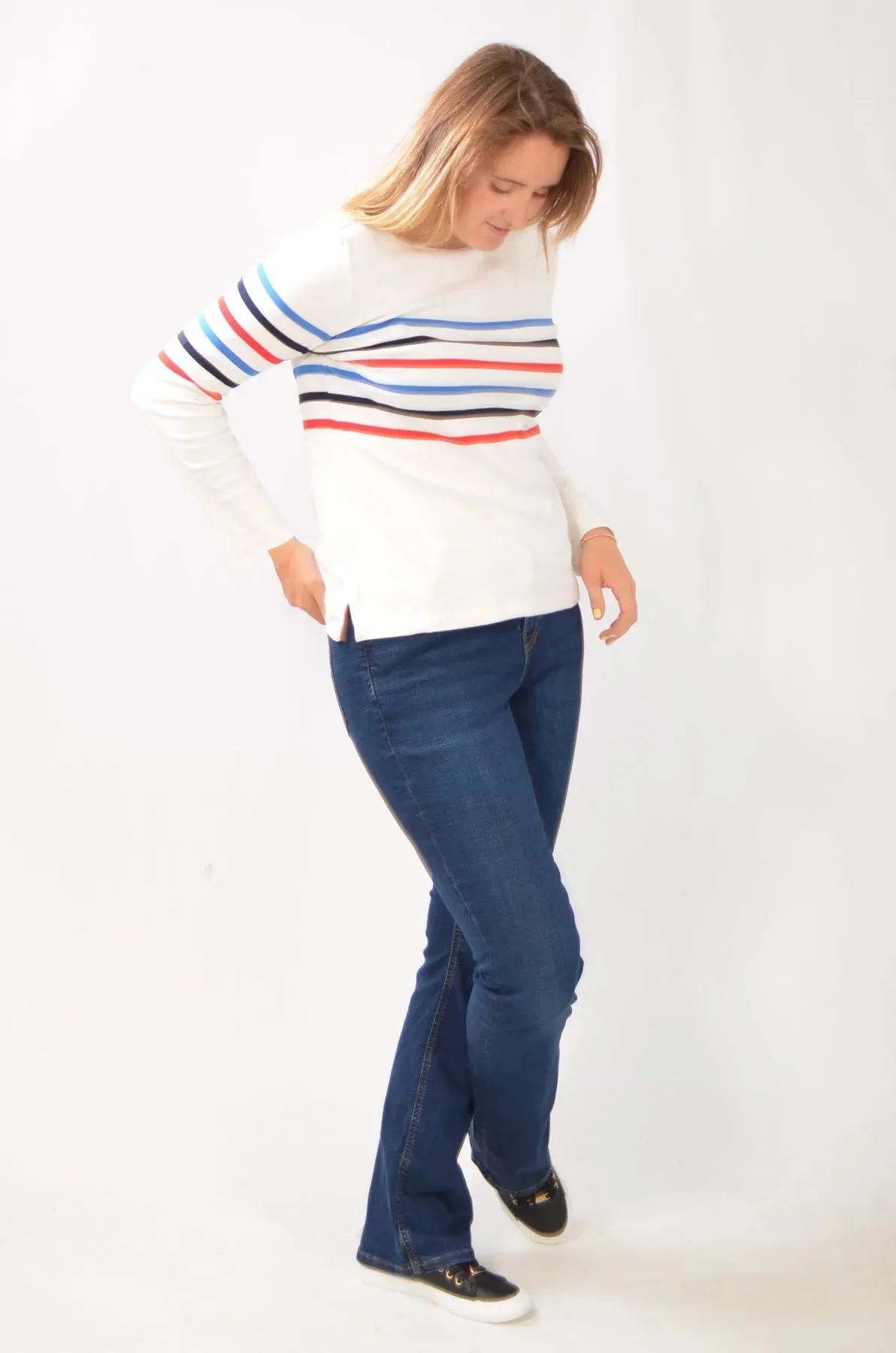 Striped Sweater Top