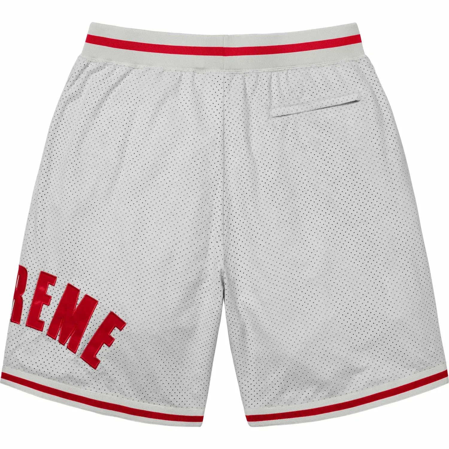 Supreme Ultrasuede Grey Mesh Shorts