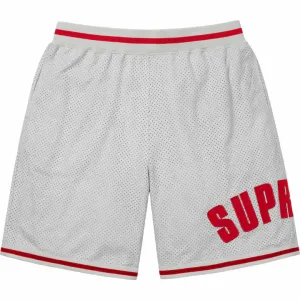 Supreme Ultrasuede Grey Mesh Shorts