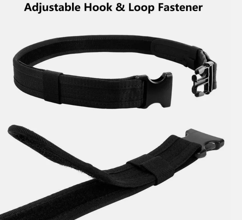 Tactical Belt 2 Inch Belts for Mens Nylon Web Work Belt with Heavy Duty Buckle