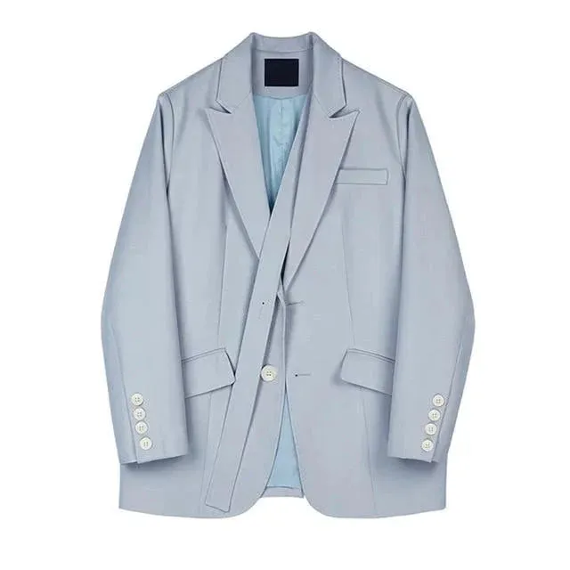 The Sylvia Strapped Blazer - Multiple Colors