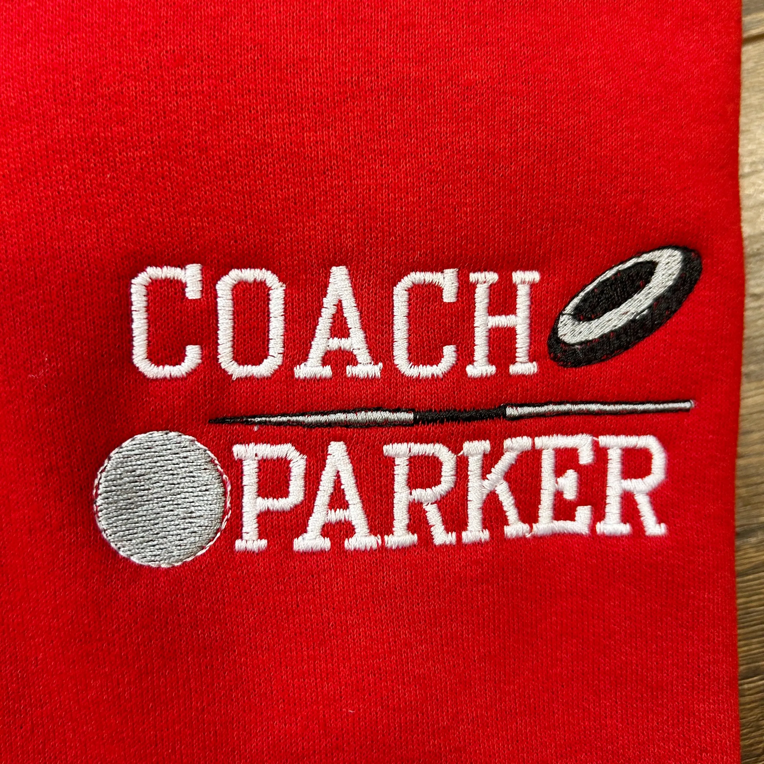 Throwing Coach Track & Field Quarter Zip Sweatshirt