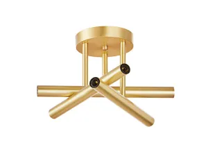 Triune Semi-Flush Mount