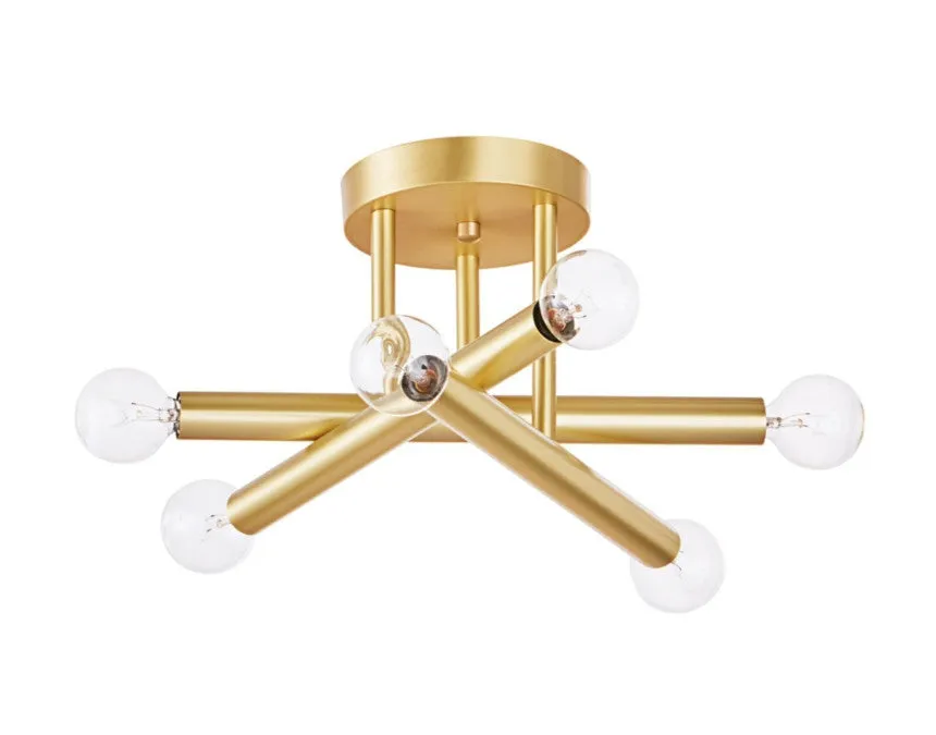 Triune Semi-Flush Mount
