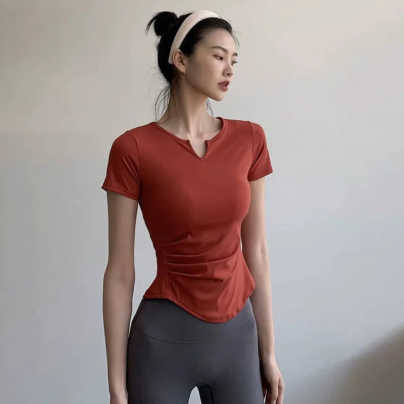Women's Amoi Thin Slim-Fit Slim Looking Stretch Quick-Drying T-shirt