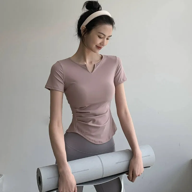 Women's Amoi Thin Slim-Fit Slim Looking Stretch Quick-Drying T-shirt