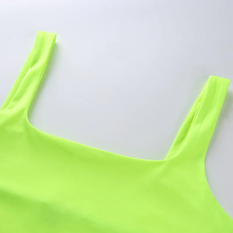 Women's Casual Spandex Slim Sleeveless Crop Top