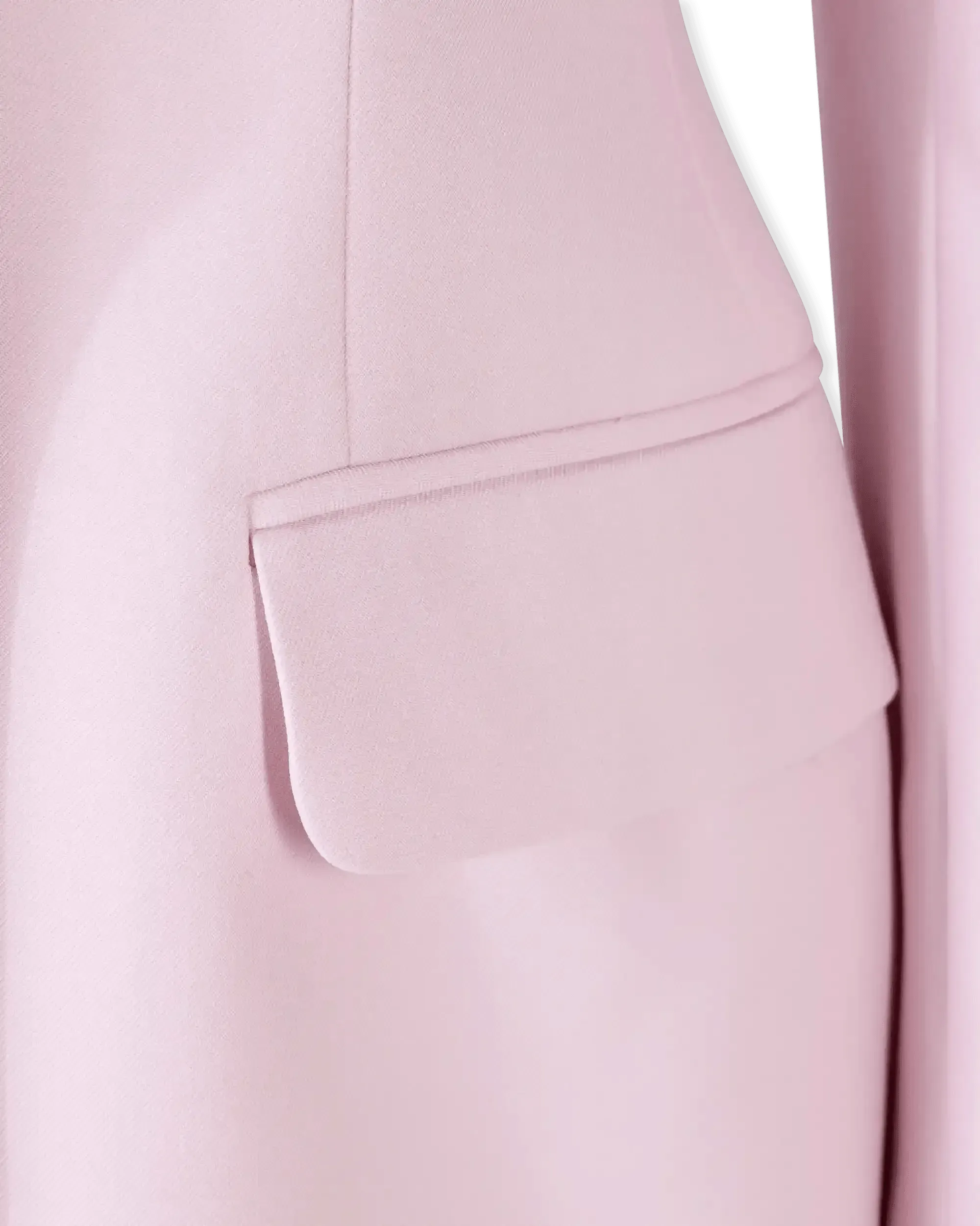 Wool One-Button Drop Jacket