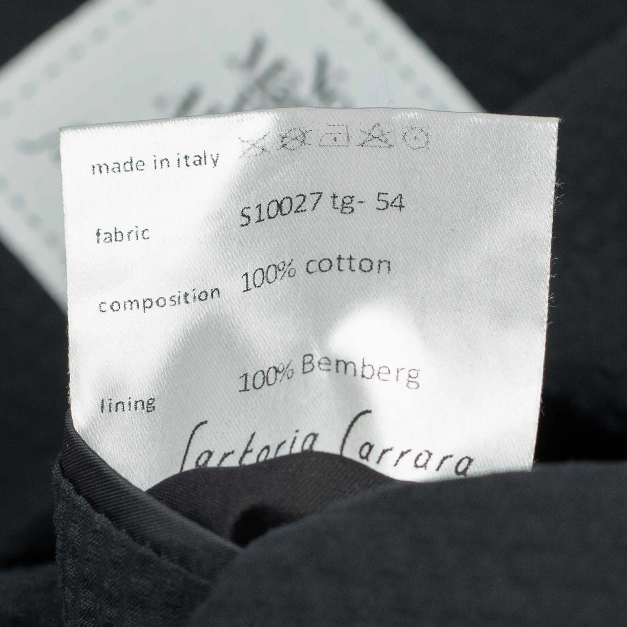 x Sartoria Carrara: ultra-light unlined jacket in black seersucker (separates)