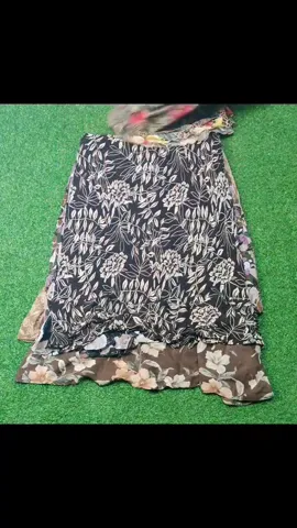 Y2K Cinnamon Flora Poly Skirts