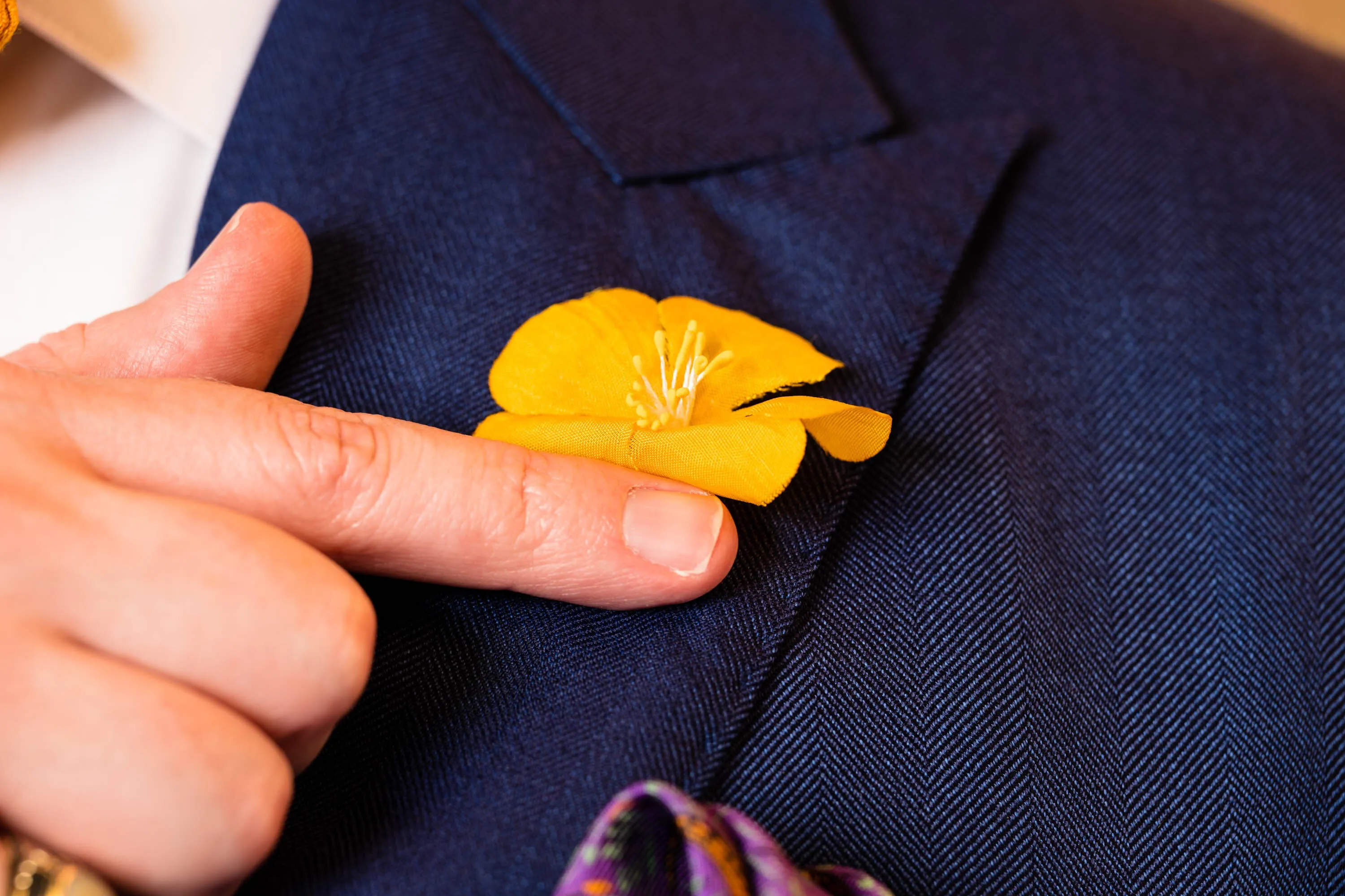 Yellow Exotic Caribbean Boutonnière Flower