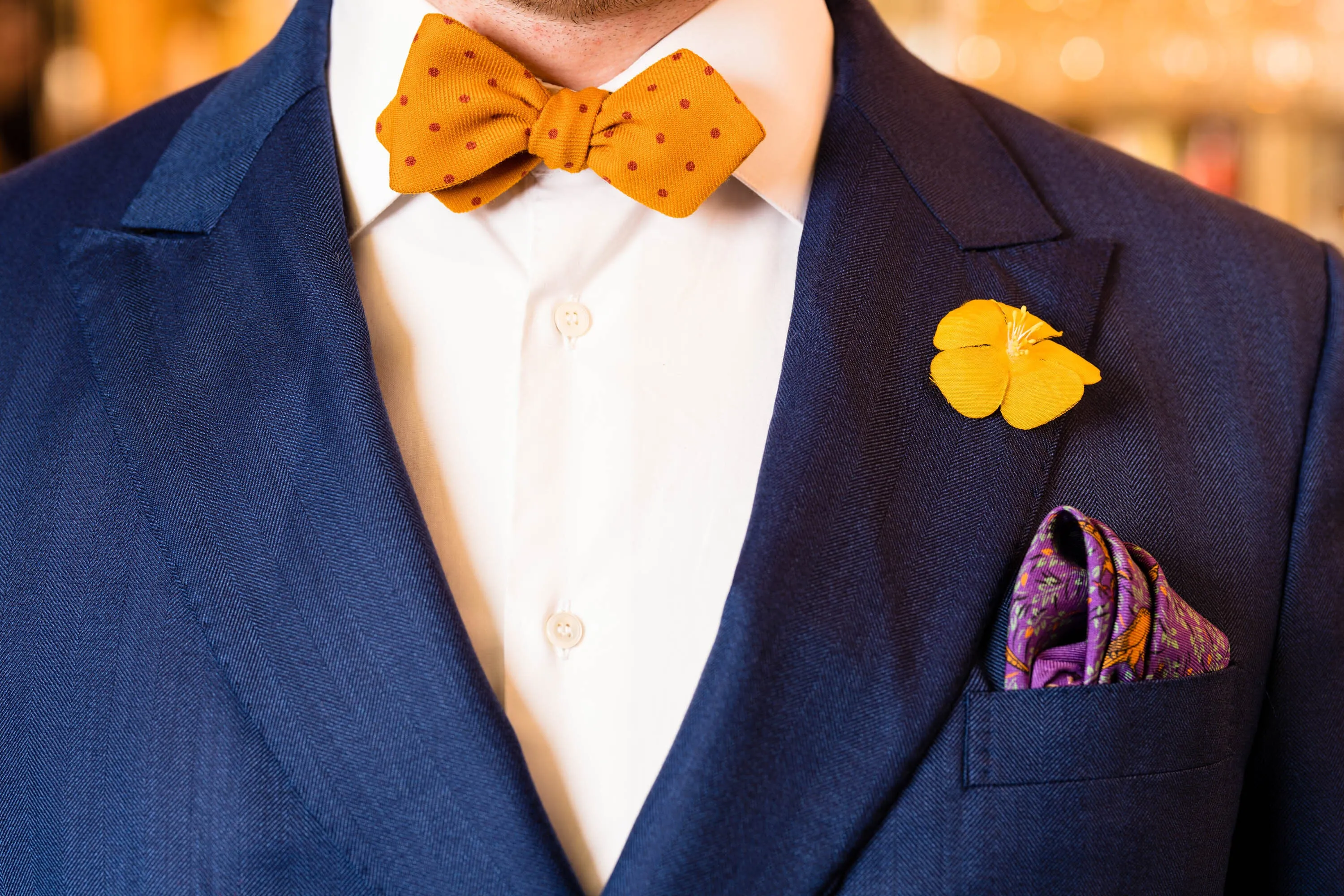 Yellow Exotic Caribbean Boutonnière Flower