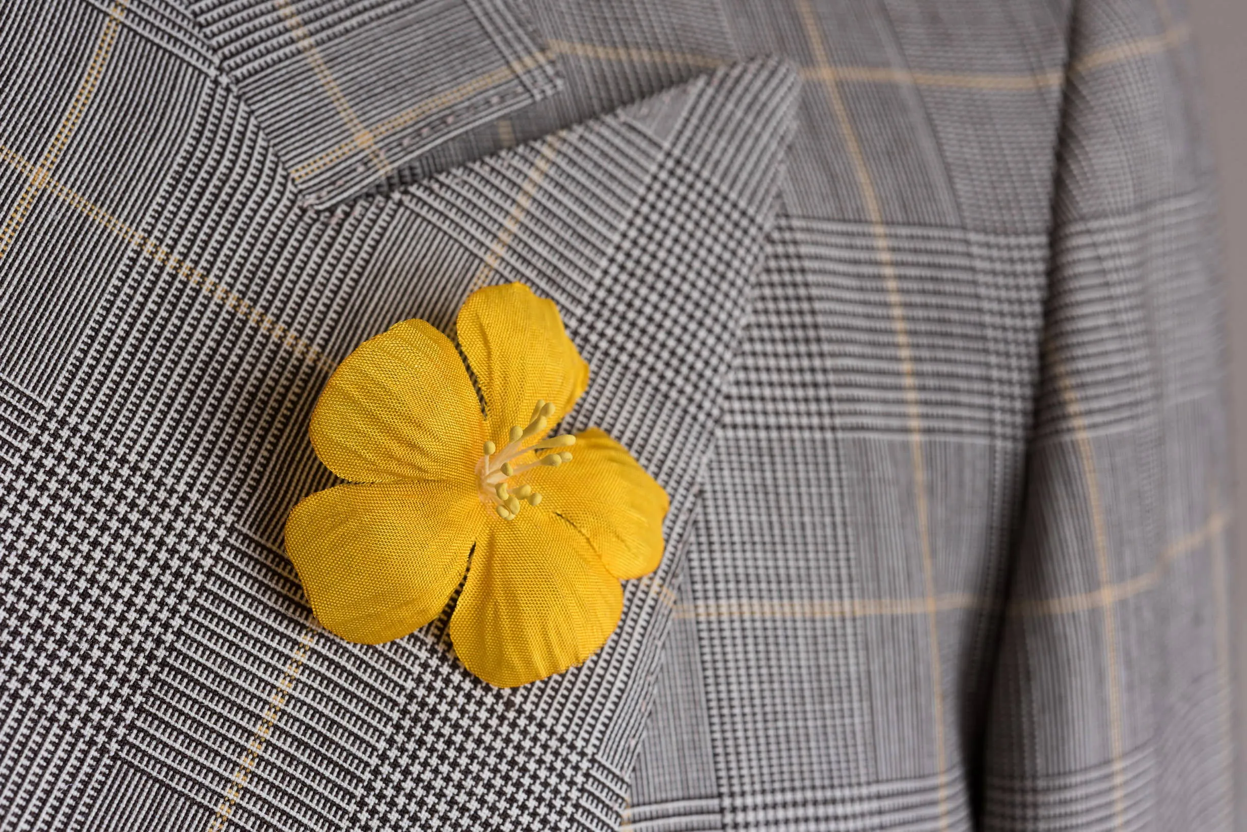 Yellow Exotic Caribbean Boutonnière Flower