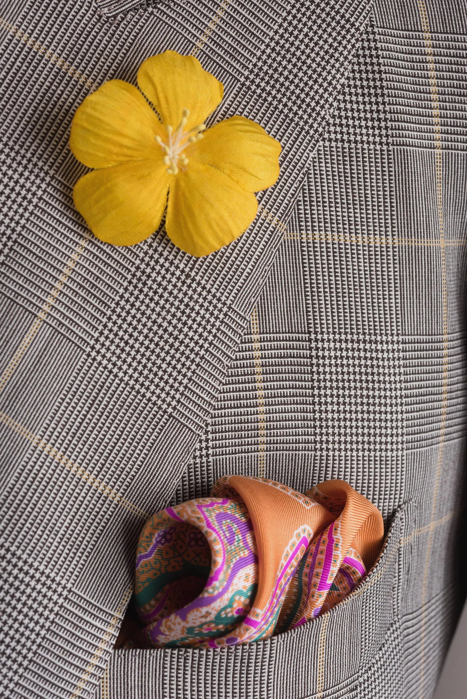 Yellow Exotic Caribbean Boutonnière Flower