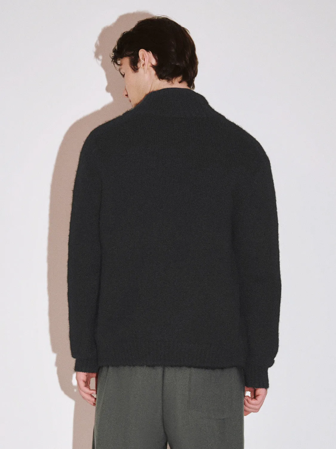 Zip Up Front Knitted Cardigans