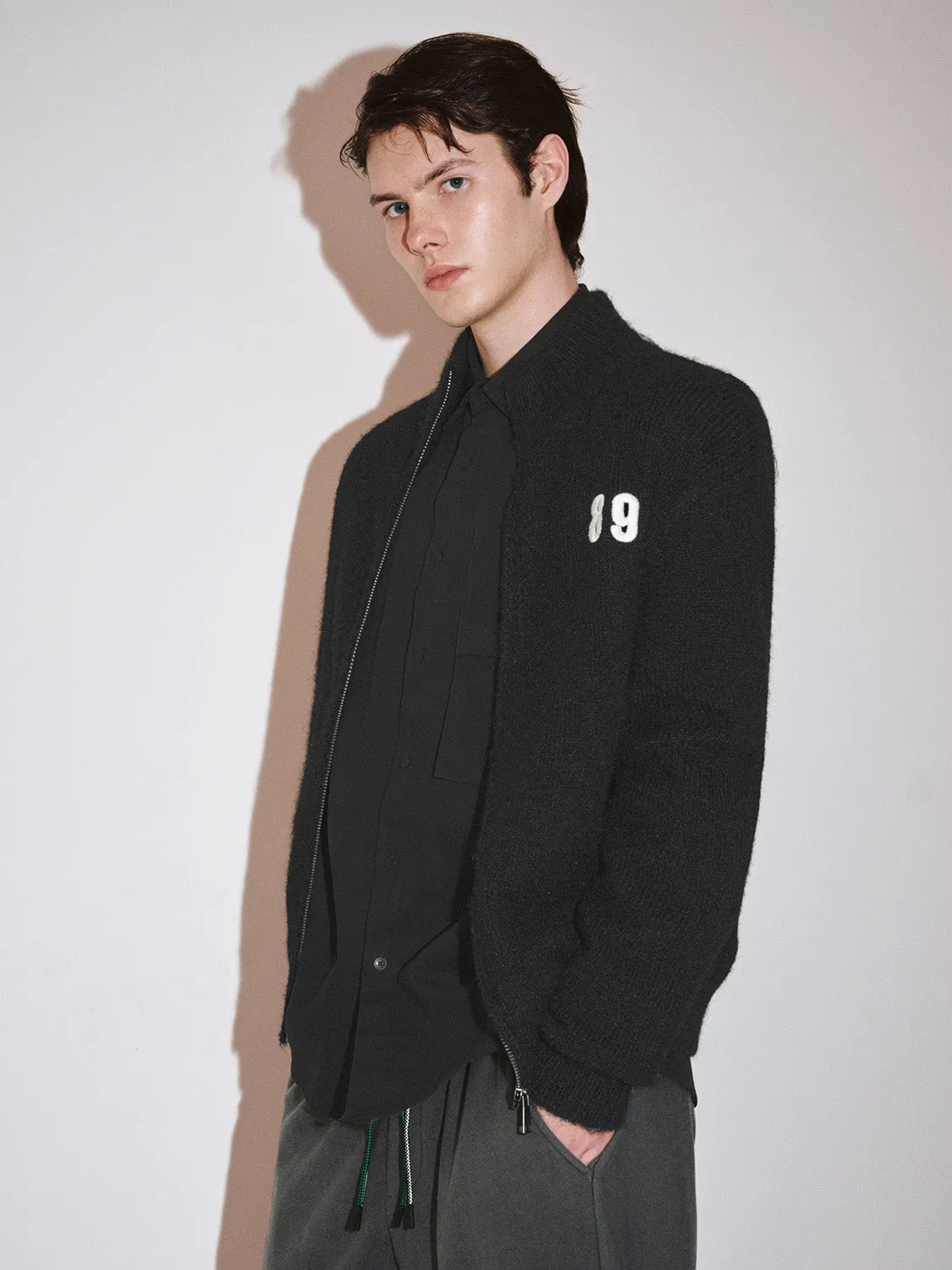 Zip Up Front Knitted Cardigans