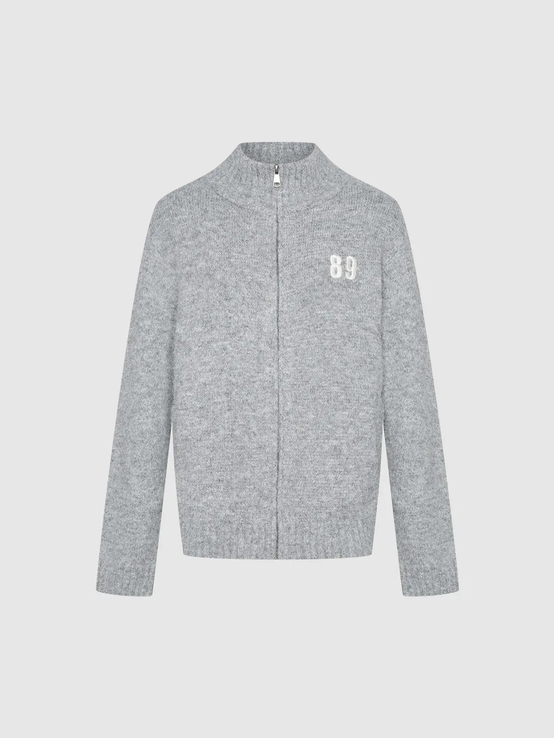 Zip Up Front Knitted Cardigans